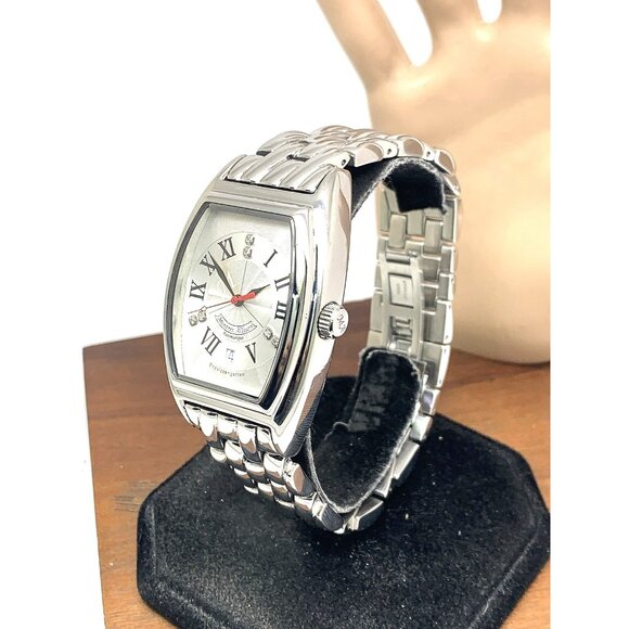 Montres Allison Men's Watch Swiss Automatic Diamond Silver Dial Limited Edition - Picture 2 of 12